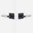 Flat Black/Satin Nickel