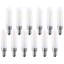 Ampoule candélabre E12, ampoule DEL T6 à intensité variable, 4,5 W (40 W équivalent), ampoules Edison tubulaires T25-133568781