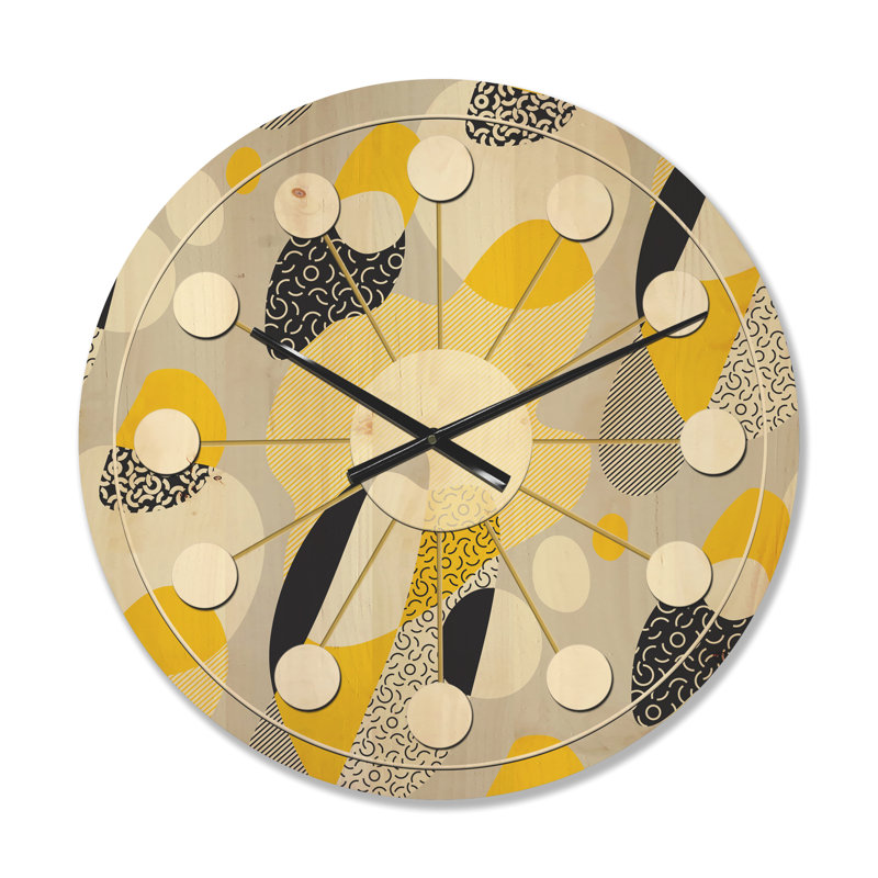 Solid Wood Wall Clock, Medium