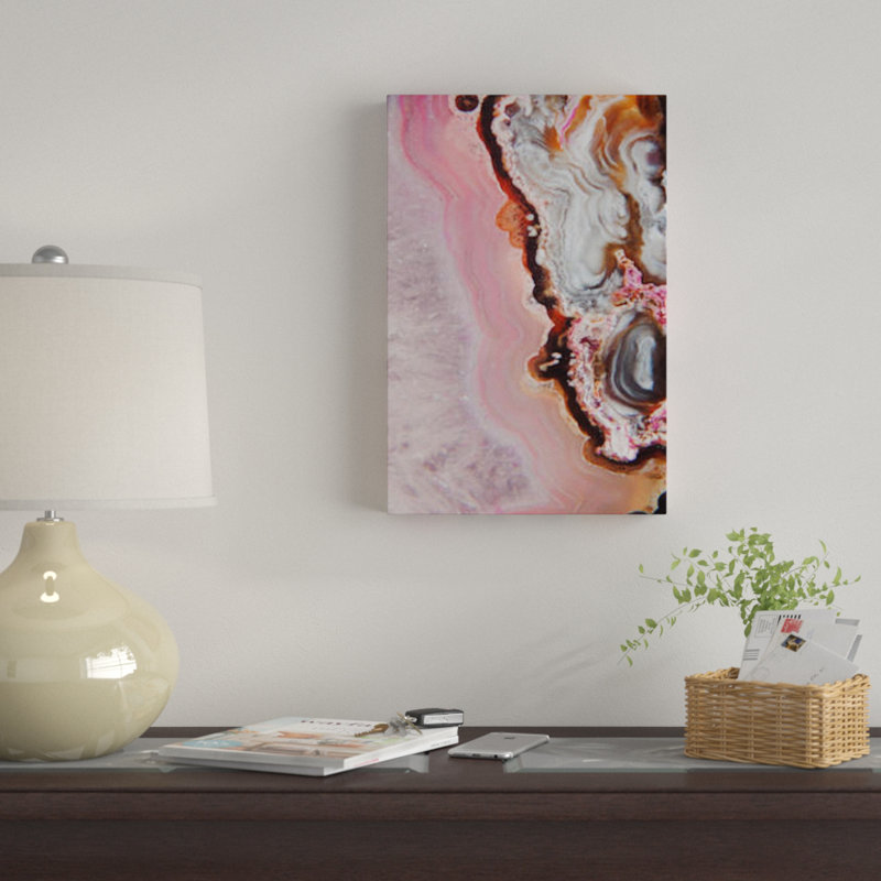 «Spring Agate», impression sur toile, H 12 po x l 8 po x P 0,75 po, Toile tendue, Pas de tapis