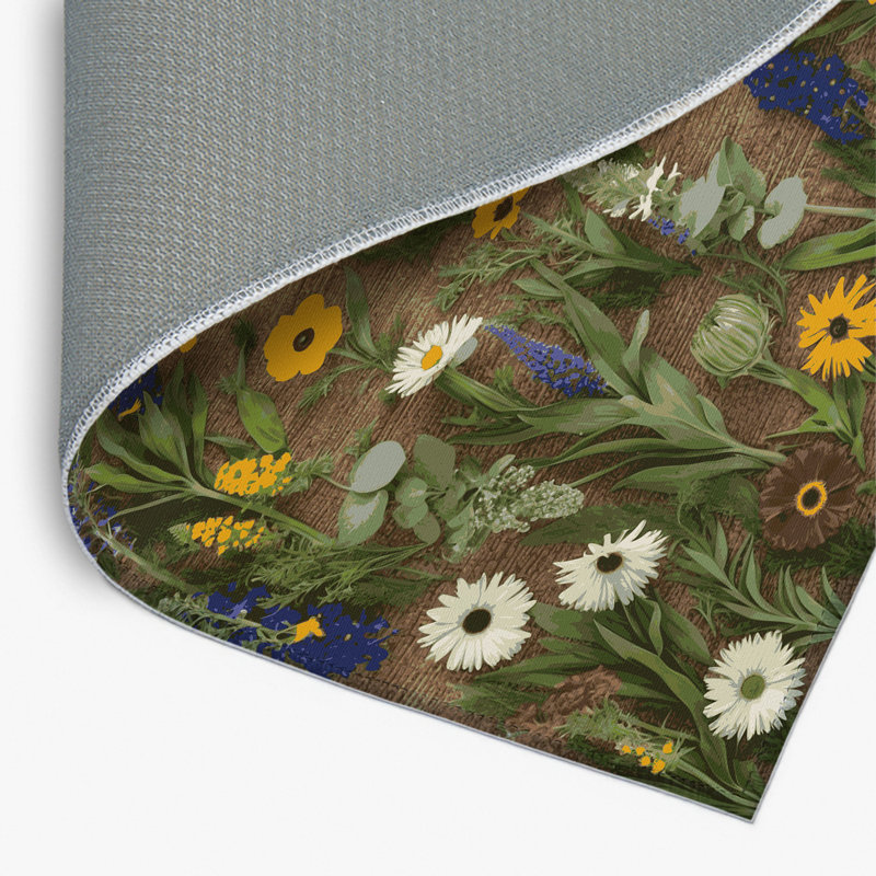 Tapis d'intérieur et d'extérieur brun Nature, Rectangulaire 8 pi x 10 pi