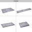 Tapis bleu et crème lavable 2 pi x 3 pi-121298580