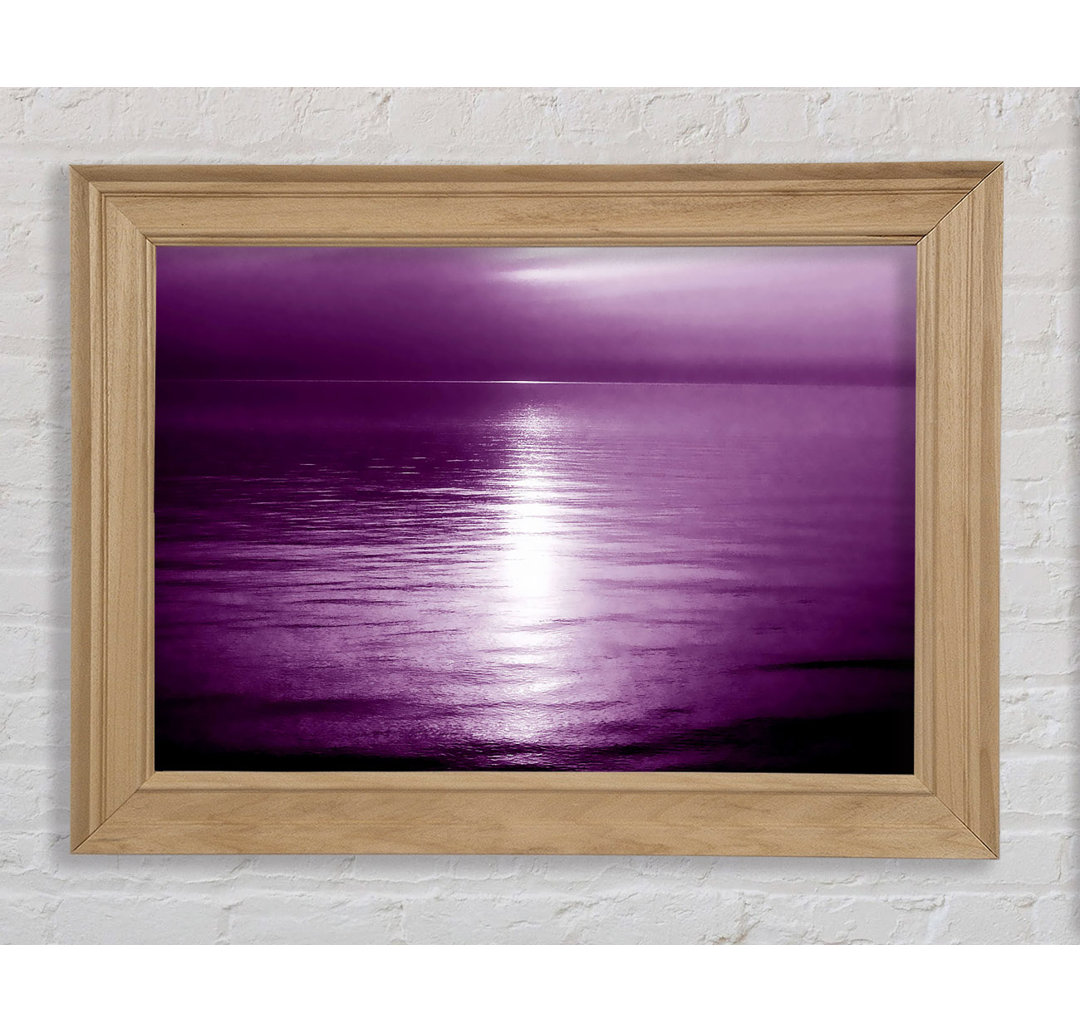 Gerahmtes Leinwandbild Serenity Mauve