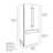 ZLINE 36 in. 19.6 cu. ft. French Door Built-In Bottom Freezer Refrigerator with Water Dispenser and Ice Maker with Stainless Steel Interior-110933838