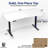 63" x 32" Electric Desk with Touch Screen Memory Controller, 2E1B Series-89075464