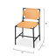 Chaise d'appoint rembourrée en cuir Asher-87290925