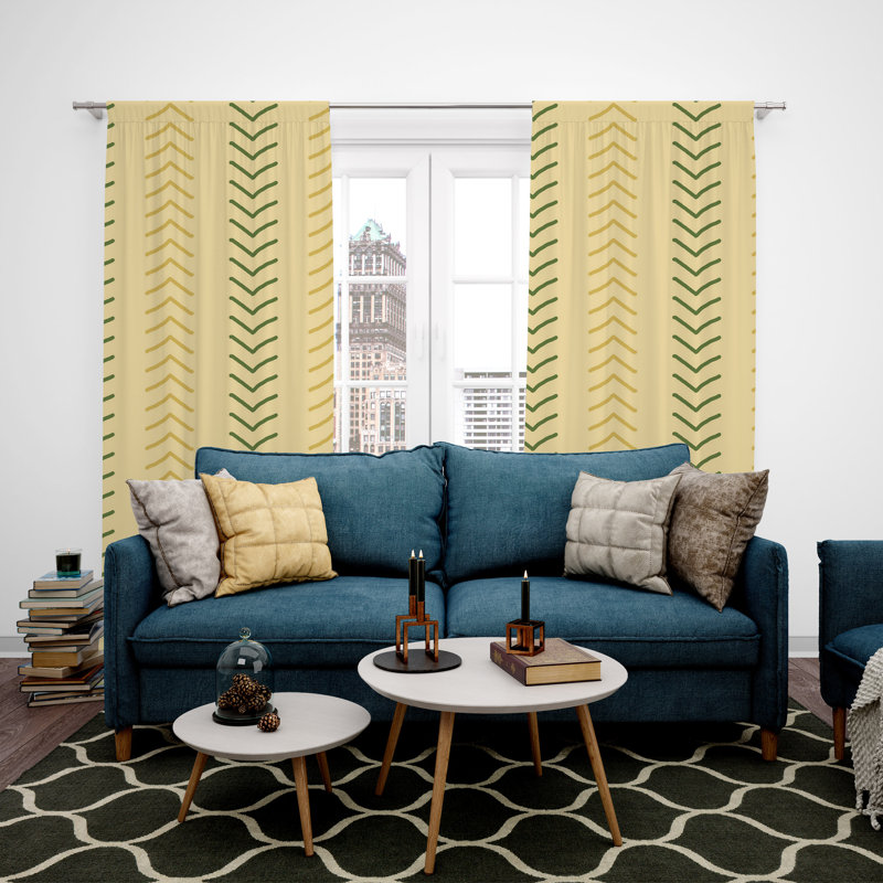 Paire de rideaux obscurcissant en polyester Wytheville, L 56 po x L 78 po