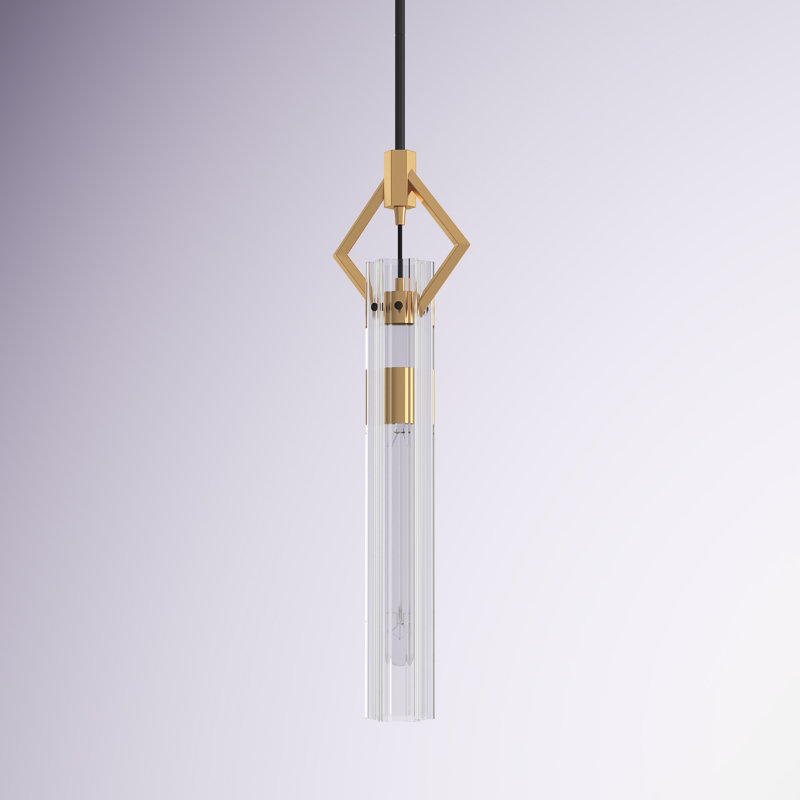 Luminaire suspendu cylindrique à 1 lumière Vivaan