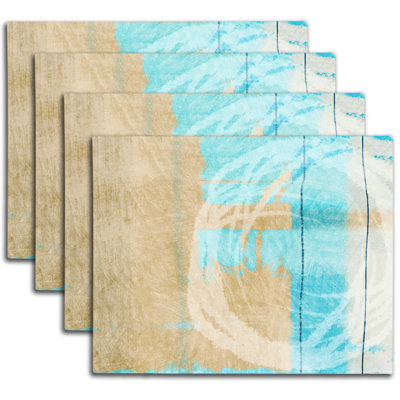 Polyester Abstract Rectangle Placemat