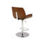 Cecillia Swivel Upholstered Adjustable Height Counter Stool