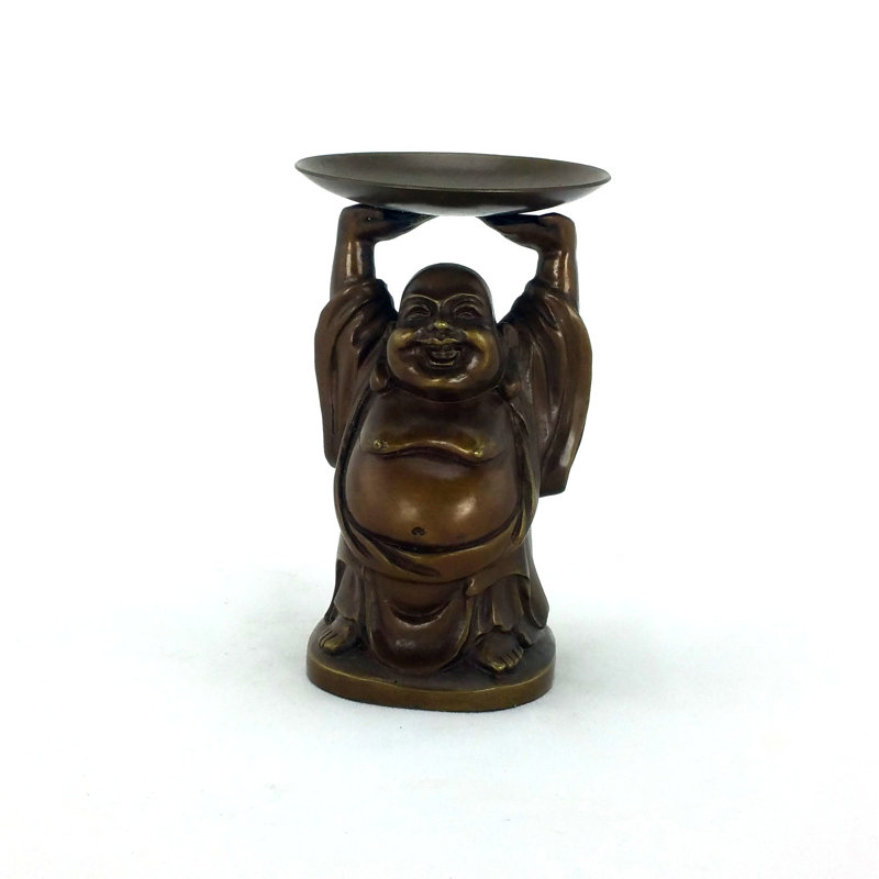 4'' H Brass Tabletop Tealight Holder
