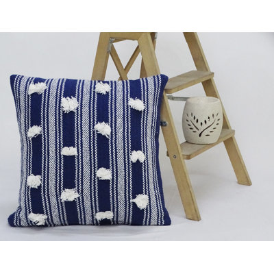 Square Cotton Pillow Cover and Insert