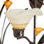 Applique murale bougie ambre lys
