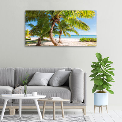 Tropical Beach - Wrapped Canvas Print