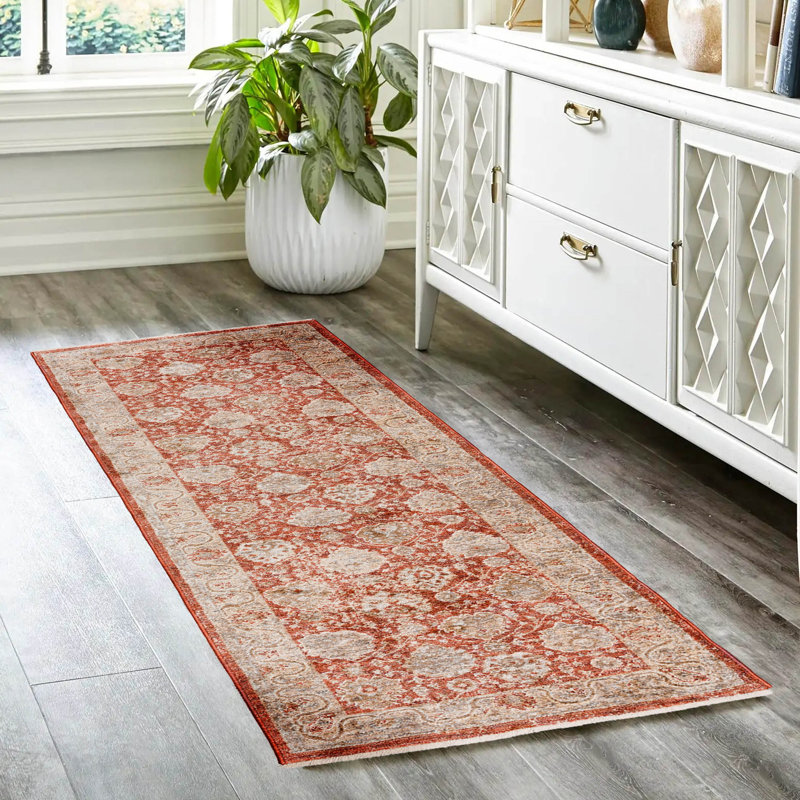 Trysten BE6 Paprika Rug, Runner 2'3" x 7'10"