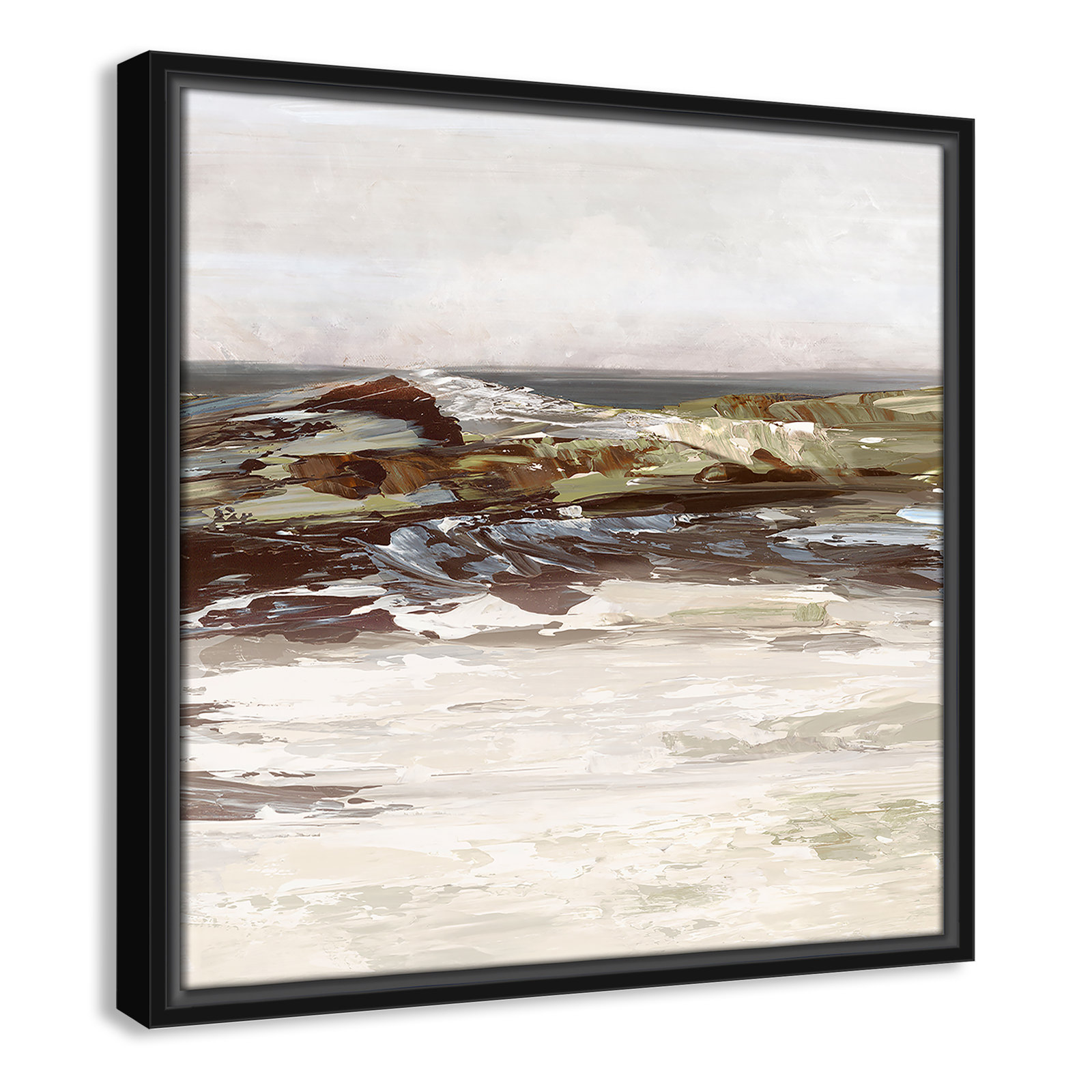 Conan "Stoney Peak" Print, 17.5" H x 17.5" W, Black