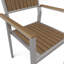Chaises en bois de corail Cape avec ensemble repas (ensemble de 2)