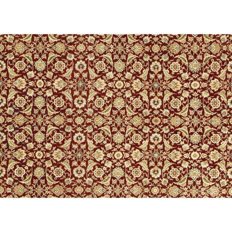 Hand Knotted Oriental Area Rug in Black/Navy/Red, Rectangle 11' x 18'