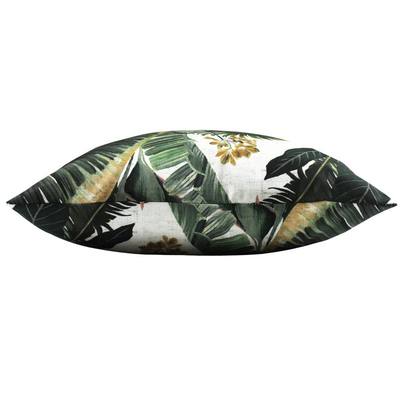 Indoor / Outdoor Floral Square Cushion Cover
