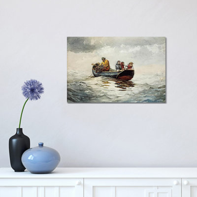 Crab Fishing by Winslow Homer - Wrapped Canvas Gallery-Wrapped Canvas Giclée