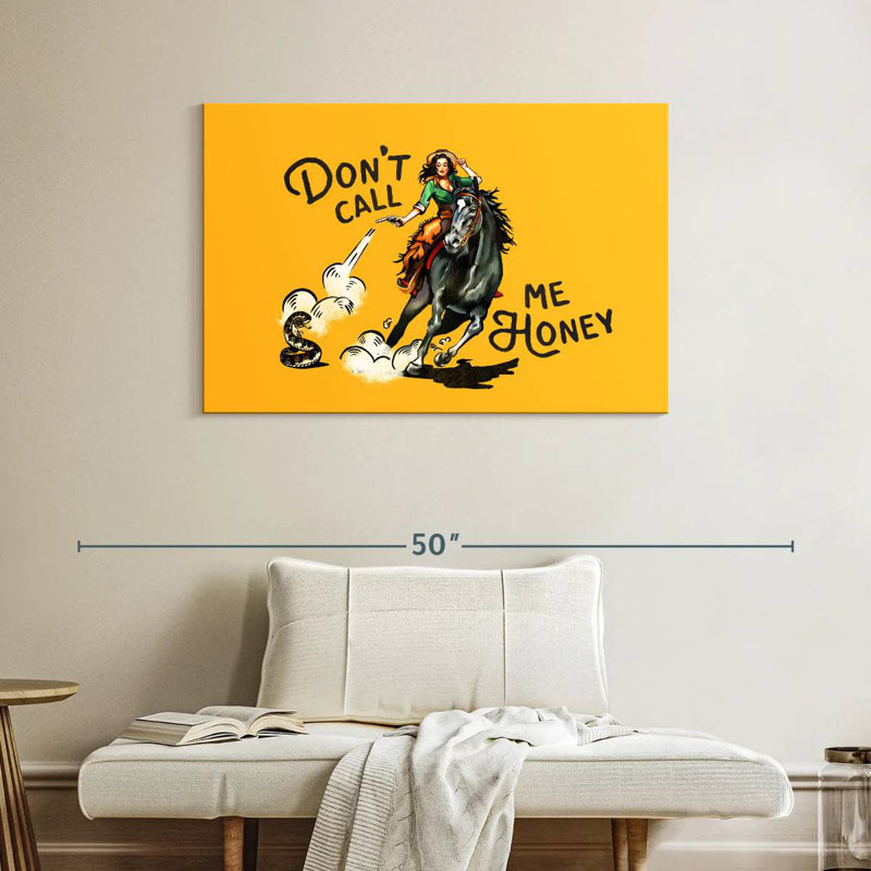 Lelar Don't Call Me Honey, 26" H x 39" W