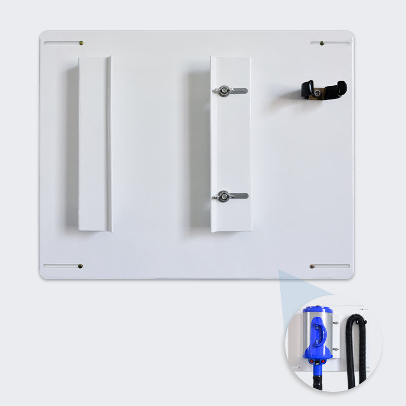 Pet Dryer Wall Mount with Hose Holder Iron Wall Hanger and Bracket (PET DRYER IS NOT INCLUDED)
