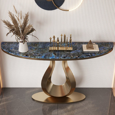 Console en métal fritté de style italien