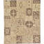 Tapis en laine beige/brun 8 pi 2 po x 9 pi 10 po one-of-kind à la main noué la new Finchley