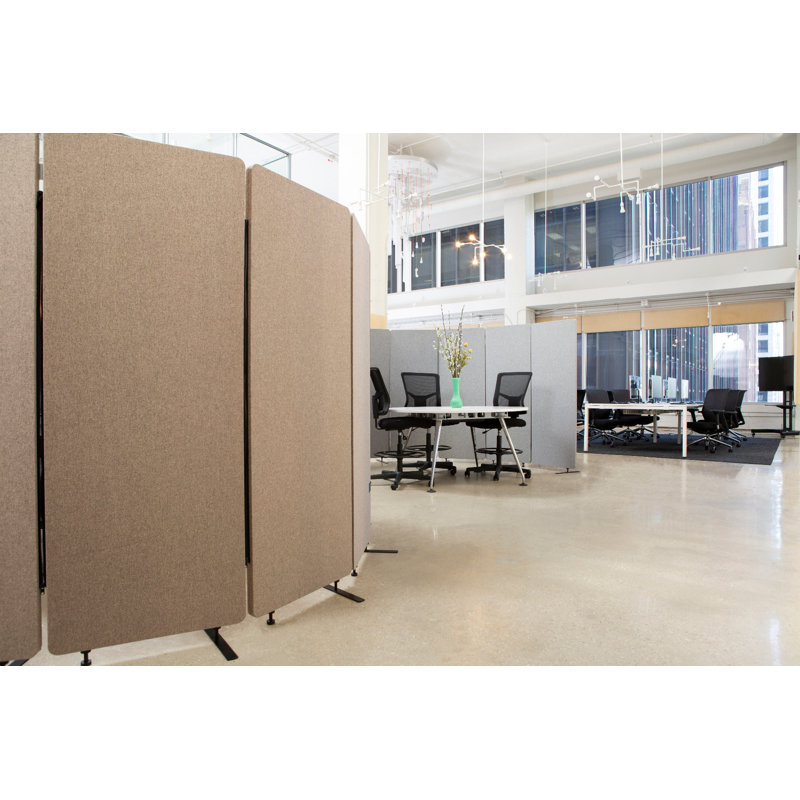 Cloison autoportante 1 panneau Reclaim Acoustique, Gris ardoise