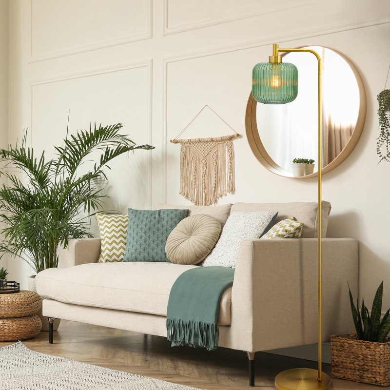 Gracieleigh 63" Arched Floor Lamp