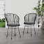 Ensemble de 2 chaises d'extérieur Farmhouse