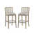 Gray Seat/Brown Frame