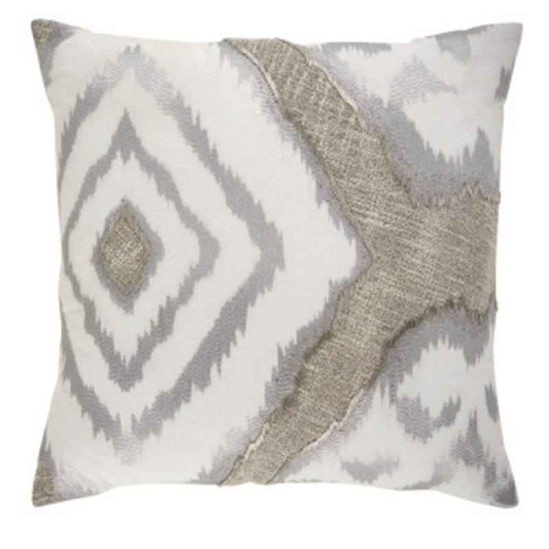 Ikat Square Pillow Cover & Insert