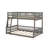 Full XL Over Queen Bunk Bed With Guardrails And Ladder-1610089854