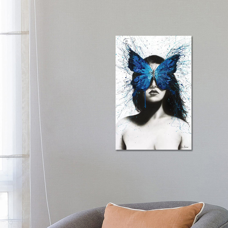 Butterfly Mind by Ashvin Harrison - Print on Canvas, Wrapped Canvas, 66.04 cm H x 45.72 cm W x 1.91 cm D