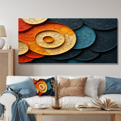 Géométrique, éclipse de biomorphisme, galaxie IV - spirales abstraites, art mural