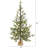  Fraser Fir Look Artificial Christmas Tree with LED Lights and Burlap Base