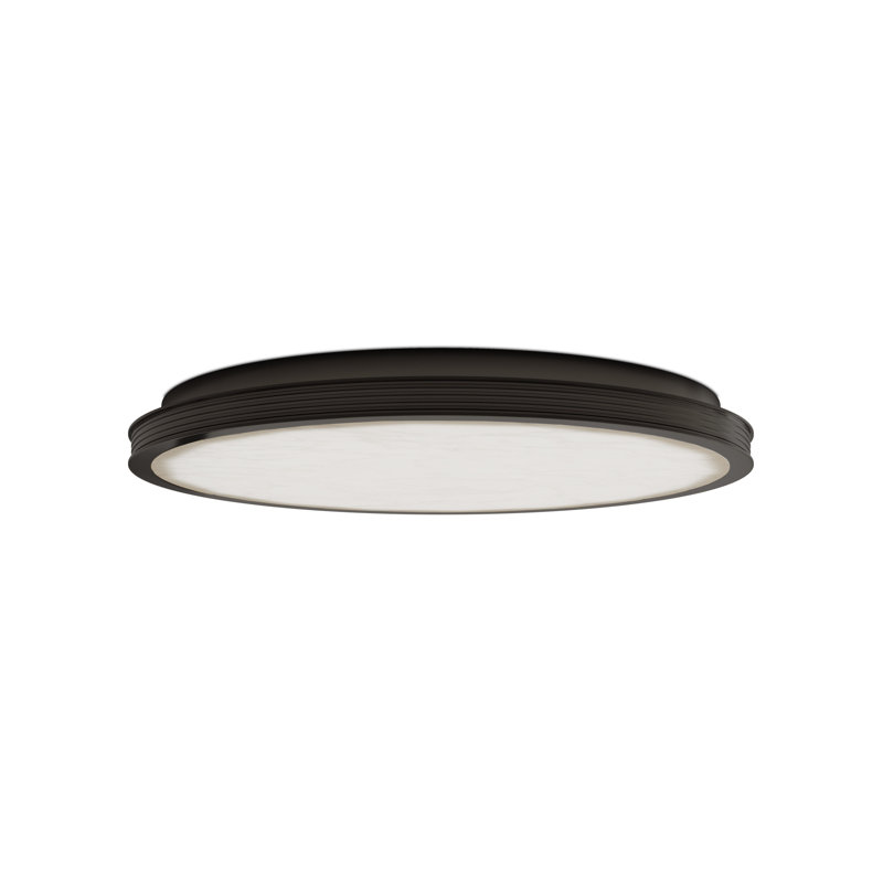 Aydan 1 - Light LED Flush Mount, 2.5" H x 23.5" W x 23.5" D, Oil Rubbed Bronze, 47.5 W