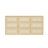 9-Drawer Dresser, 62.9"W × 31.9"H — White Oak Finish, Woven Cane Panels, Pull-Free Design, 12" Soft-Close Glides