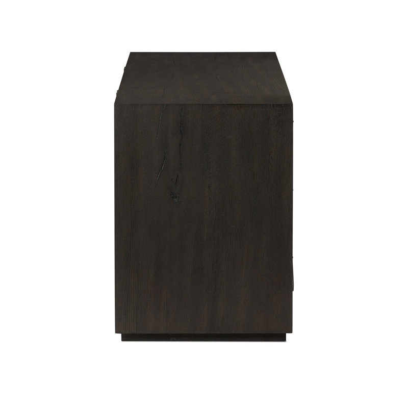 Leo Media Console-Smoked Black, Smoked Black