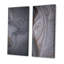 «Dramatic Grey», ensemble de 2 peintures sur toile-16822366-16822367