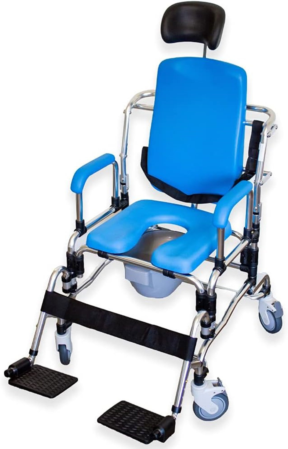 MCombo Shower Chair Padded with Cutout for Elderly, No Assembly Needed