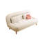 Coussin de canapé modulaire en polyester blanc crème-225892702