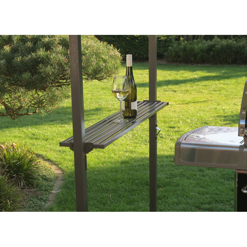 Manzanita 1.2m x 1.9m Steel BBQ Gazebo