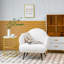 Accent Sherpa Chair Comfy Modern Living Room Chair Fabric Mid Century Bedroom Chair With Legs Arm Chair For Reading Bedroom Single-2104892858-2104892856