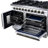 Capriasca 48 French Door Gas Range-116680802