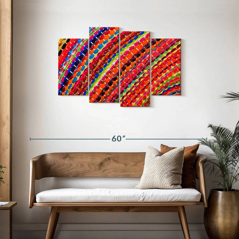 Tapis péruvien Senne, H 27 po x l 43 po