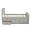 Lit standard 6 tiroirs en bois massif-2079931816