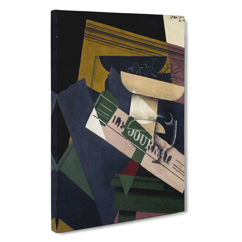 Journal by Juan Gris - Wrapped Canvas, 50cm H x 35cm W x 3cm D
