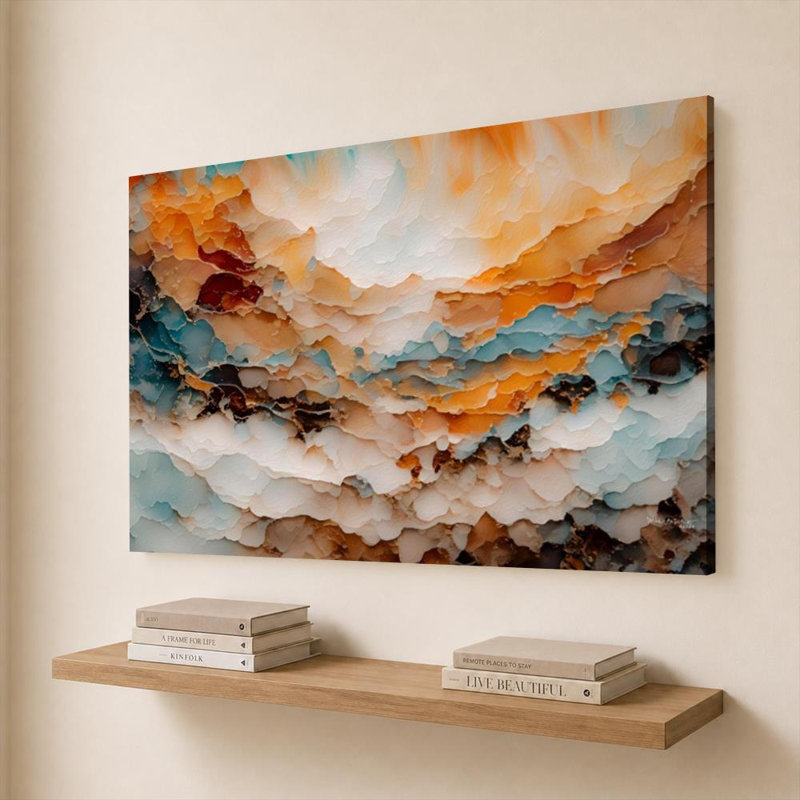 Esaïe 49:13, Chansons de l'espoir par Mark Lawrence - impression sur toile, H 40 po x l 60 po, Toile tendue